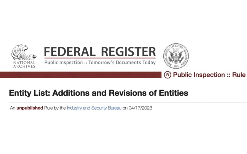 12家電子分銷商，被美商務(wù)部列入實體清單